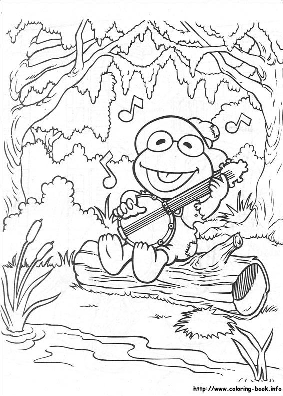 Muppet Babies coloring picture